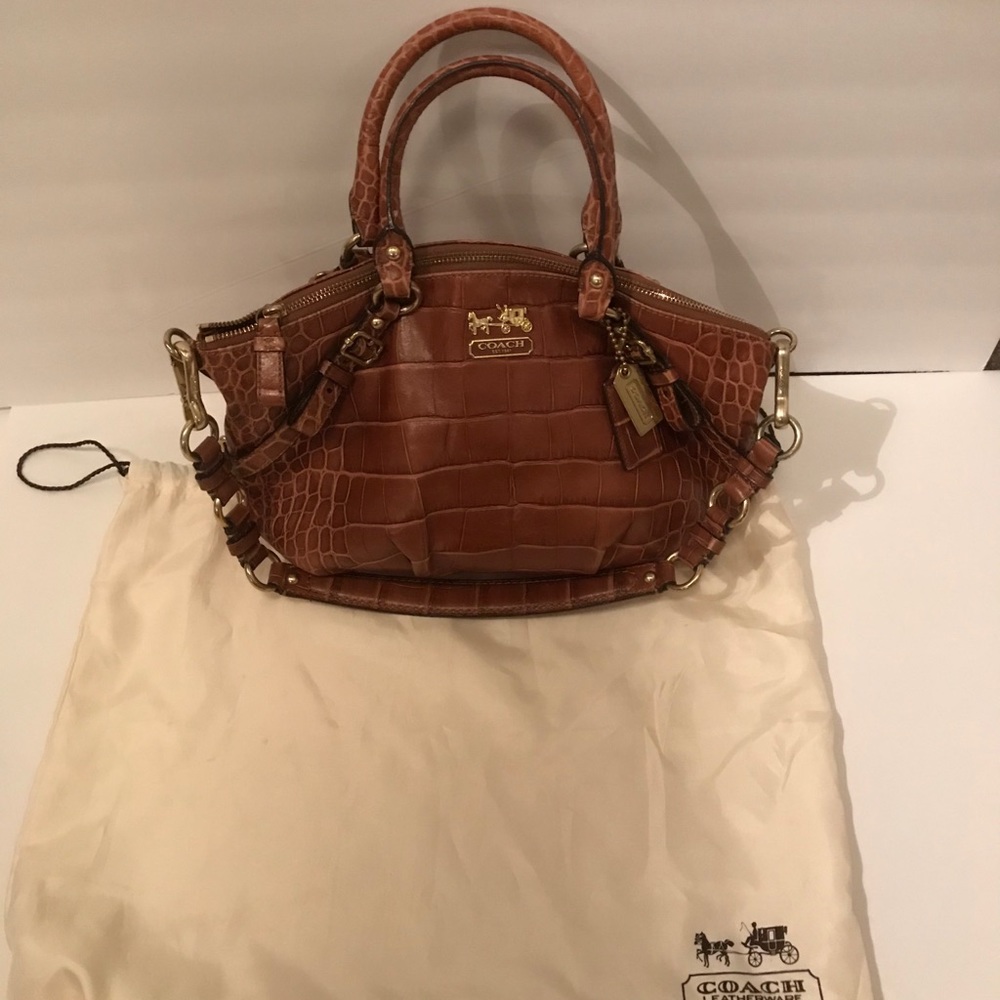 Coach Python Style Leather Bag